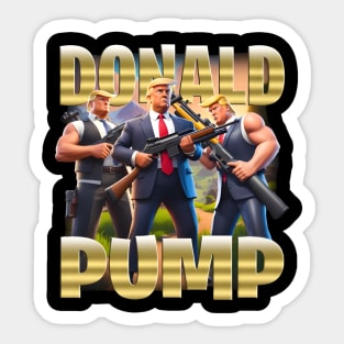 Donald Pump Sticker